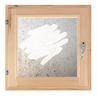 Окно 60х60 см, "Капли на стекле", однокамерный стеклопакет, уплотнитель - фото 298093741
