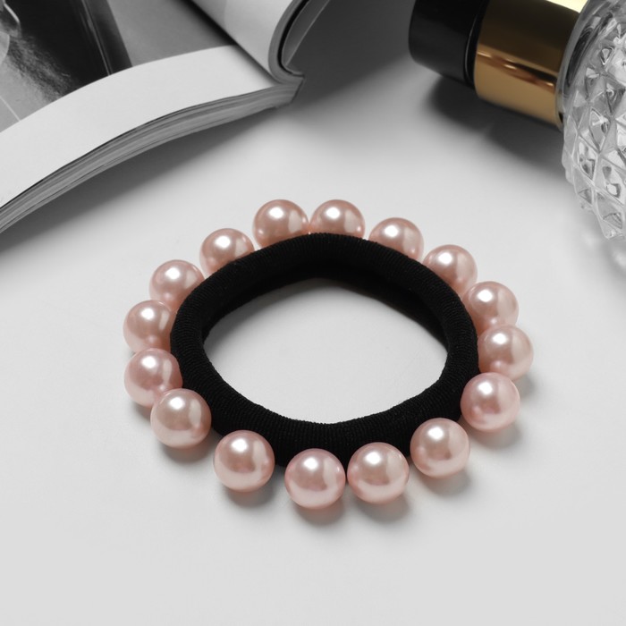 Резинка для волос QF «Агния», розовый