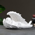 Фигура "Ангел в крыле большой" 17х38х21см, белый - фото 8731584