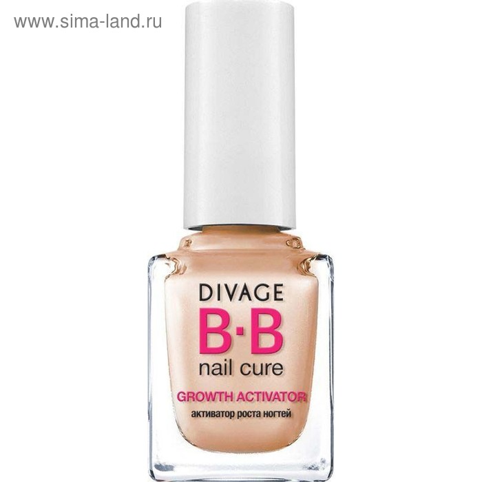 Активатор роста ногтей Divage BB, nail growth activator, 12 мл - Фото 1