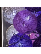 Гирлянда - нить, 5 м с насадками «Клубки лиловые», IP20, прозрачная нить, 20 LED, свечение белое, 220 В - фото 118556877 Гирлянда - нить, 5 м с насадками «Клубки лиловые», IP20, прозрачная нить, 20 LED, свечение белое, 220 В - фото 118556877