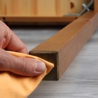 Накладка мебельная квадратная ТУНДРА, размер 18×18 мм, 32 шт., полимерная, белая - Фото 7