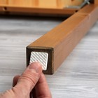 Накладка мебельная квадратная ТУНДРА, размер 18×18 мм, 32 шт., полимерная, белая - Фото 8