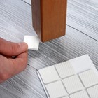 Накладка мебельная квадратная ТУНДРА, размер 25 х 25 мм, 18 шт, полимерная, цвет белый - Фото 7