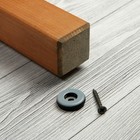 Накладка мебельная круглая ТУНДРА, d=25 мм, 8 шт., полимерная, цвет серый - Фото 9