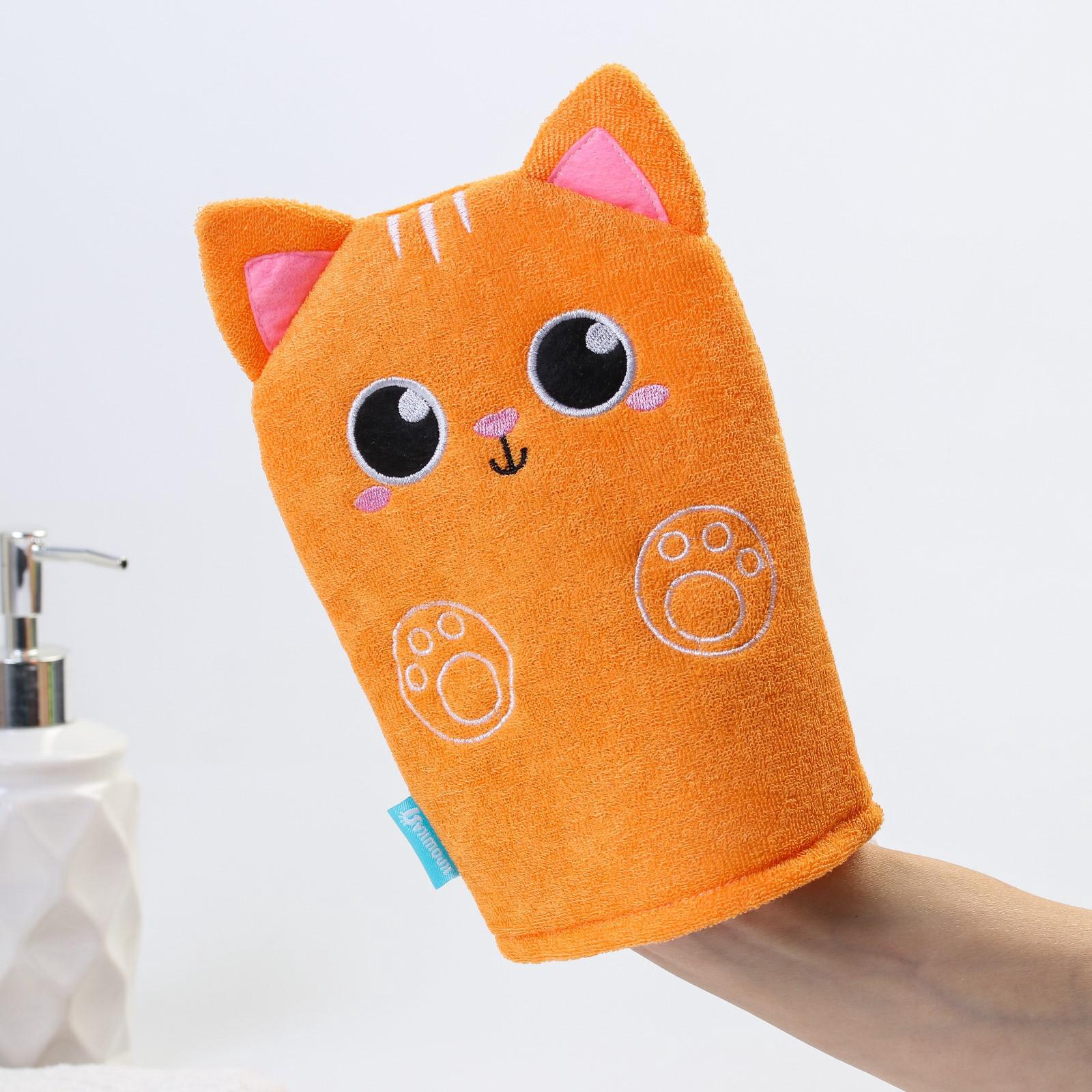 Котик мочалка