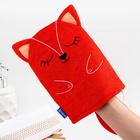 Мочалка детская для купания «Лисичка», варежка, из махры - Фото 4