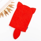 Мочалка детская для купания «Лисичка», варежка, из махры - Фото 5
