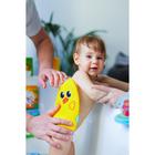 Мочалка детская для купания «Утёнок», варежка, из махры - Фото 6