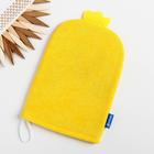 Мочалка детская для купания «Утёнок», варежка, из махры - Фото 4