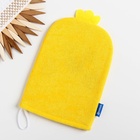 Мочалка детская для купания «Утёнок», варежка, из махры - Фото 6