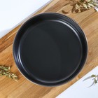 Форма для выпечки Доляна «Круг. Ренард», 26×6 см, антипригарное покрытие, цвет бордовый - фото 24419526