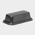 Форма для выпечки Доляна «Жаклин», 15.5×8.5 см, антипригарное покрытие, чёрная - Фото 4