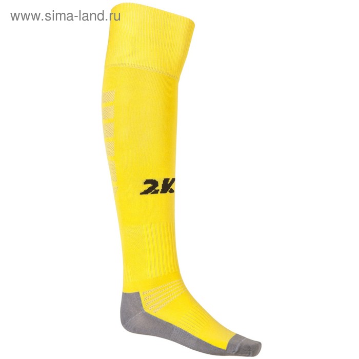 Гетры 2K Sport Liga II yellow/black, adult - Фото 1