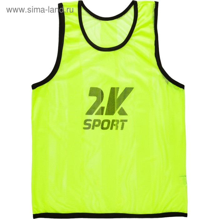 Манишка 2K Sport Team neon-lemon, large - Фото 1