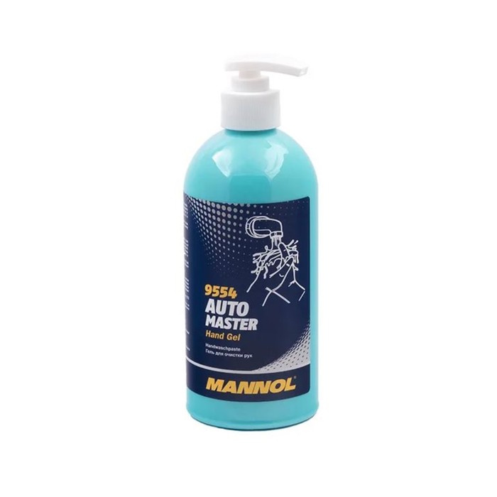 Гель для очистки рук MANNOL Hand Gel Automaster 9554, 0,5 л - Фото 1