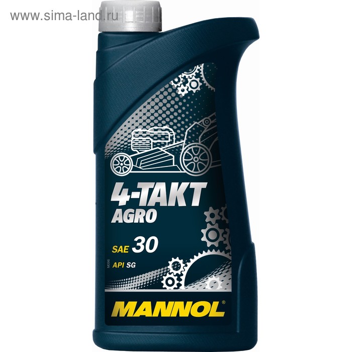 Масло моторное MANNOL 4T AGRO SAE 30, 1л - Фото 1