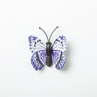 Магнит пластик "Бабочка с голографическими вкраплениями" МИКС 4 см - Фото 3