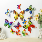 Магнит пластик "Ночные бабочки" набор 12 шт МИКС h=4,4,5,5,6,8,9,5,13,5,14,5 см - фото 8732467
