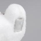 Светодиодная фигура «Мишка» 15 × 16 × 12 см, флок, батарейки CR2032х2 (не в комплекте), свечение тёплое белое - Фото 3