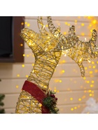 Светодиодная фигура «Олень золотистый» 70×120×30 см, металл, 220 В, свечение тёплое белое - Фото 8