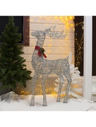 Светодиодная фигура «Олень серебристый» 70×120×30 см, металл, 220 В, свечение белое - Фото 7