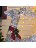 Светодиодная фигура «Олень серебристый» 70×120×30 см, металл, 220 В, свечение белое - Фото 8