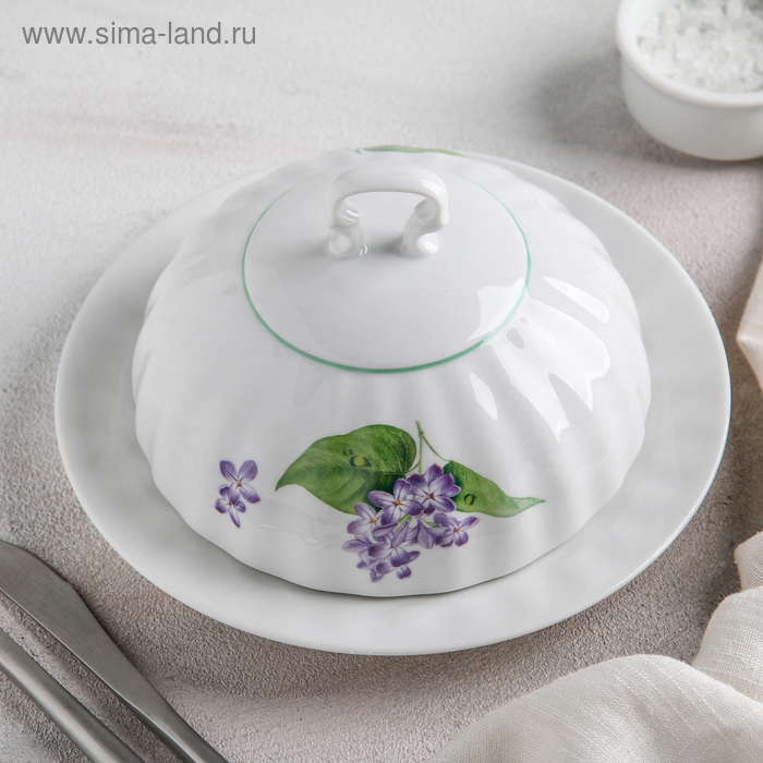 Маслёнка «Сирень» 500 мл - Фото 1