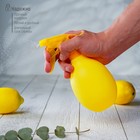 Пульверизатор «Лимон», 500 мл, цвет жёлтый - Фото 4