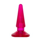 Анальная пробка Toyfa, ПВХ, розовый, 9,5 см - Фото 2