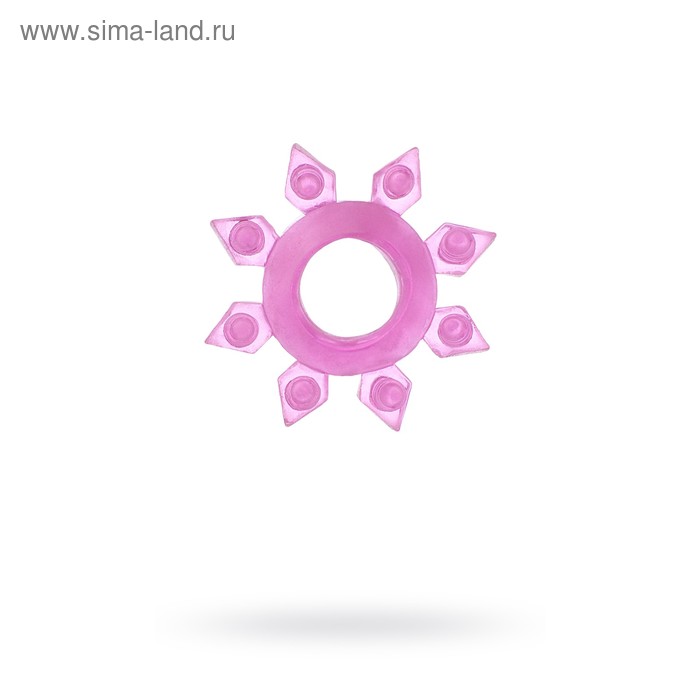 Эрекционное кольцо на пенис TOYFA, TPE, розовый - Фото 1