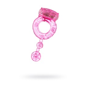 Виброкольцо Toyfa, TPE, розовое