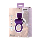 Виброкольцо с ресничками JOS PERY, силикон, фиолетовое, 9 см - Фото 5