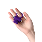 Виброкольцо с ресничками JOS PERY, силикон, фиолетовое, 9 см - Фото 6