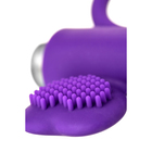 Виброкольцо с ресничками JOS PERY, силикон, фиолетовое, 9 см - Фото 7