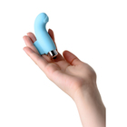 Вибронасадка на палец JOS DANKO для точки G, силикон, голубая, 9,5 см - Фото 6