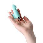 Вибронасадка на палец для клиторальной стимуляции JOS BLISS, силикон, мятная, 9 см - Фото 6