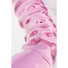 Двусторонний фаллоимитатор Sexus Glass, стекло, розовый, 20,5 см - Фото 4
