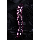 Двусторонний фаллоимитатор Sexus Glass, стекло, розовый, 20,5 см - Фото 5