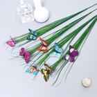 Декор «Травка с бабочками», h=64 см, МИКС - Фото 1