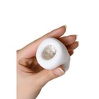 Мастурбатор нереалистичный, Pucchi Dot, MensMax, TPE, белый, 6,5 см - Фото 1