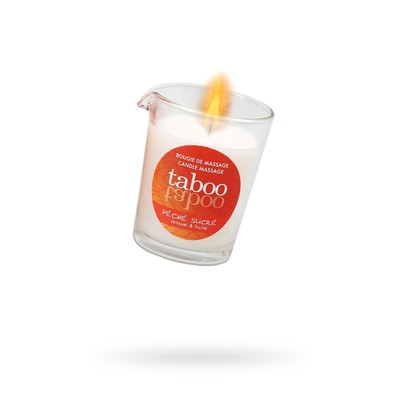 Свеча - аромамасло для массажа RUF Taboo «Сладкий персик», возбуждающая, 60 г