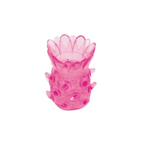 Насадка рельефная Toyfa, TPE, розовая, 5 см