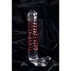Нереалистичный фаллоимитатор Sexus Glass, стекло, прозрачный, 16 см - Фото 5