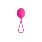 Вагинальный шарик «Штучки-дрючки», cиликон, цвет розовый, d=3,5 см - Фото 2