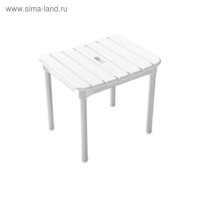 

Стул для ванной Ecaliptus, до 100 кг, 37 х 30 х 34 см, белый