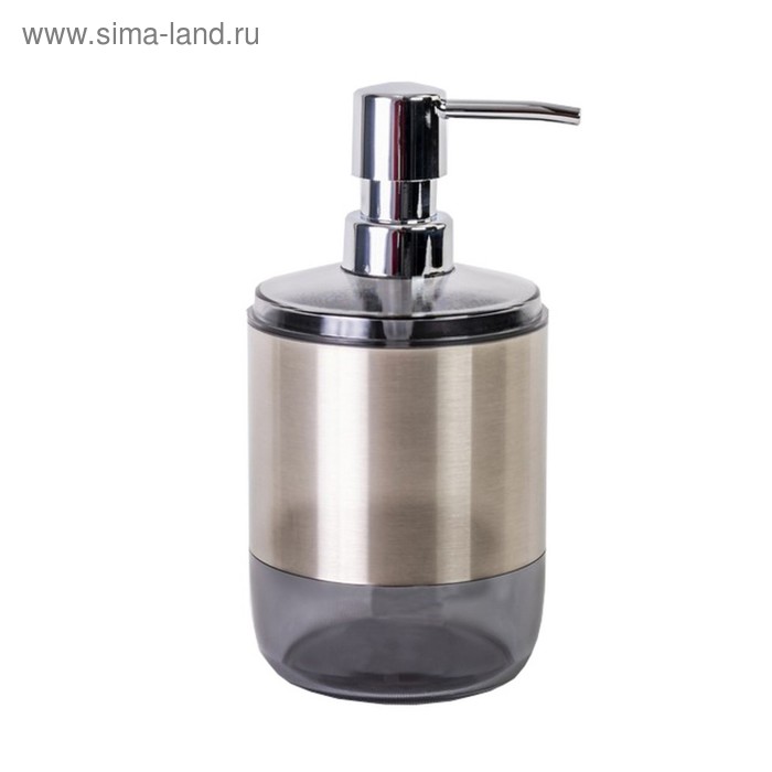 Дозатор для жидкого мыла Lima XL, цвет прозрачно-чёрный - Фото 1
