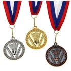 Медаль "Бадминтон" серебро - Фото 1