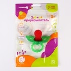 Прорезыватель силиконовый Крошка Я «Ягодка-пустышка», красный - Фото 5