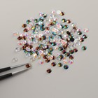 Стразы для декора, 12 ячеек, 3 мм, разноцветные - Фото 3